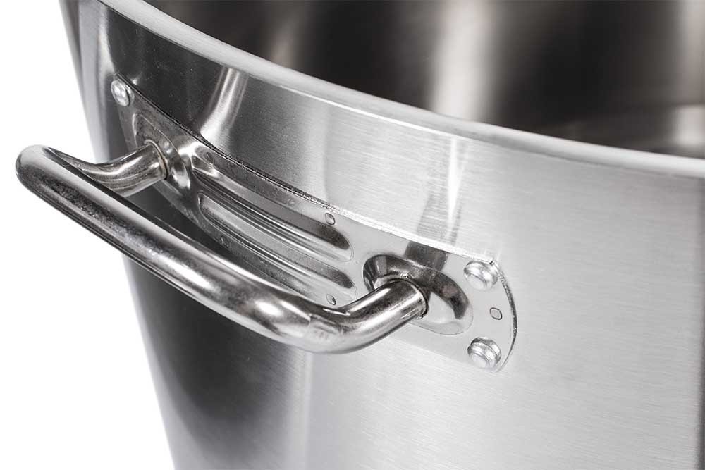 Alça lateral - Panela / Caldeirão Aço Inox para Cerveja Artesanal c/ Torneira - 98 Litros