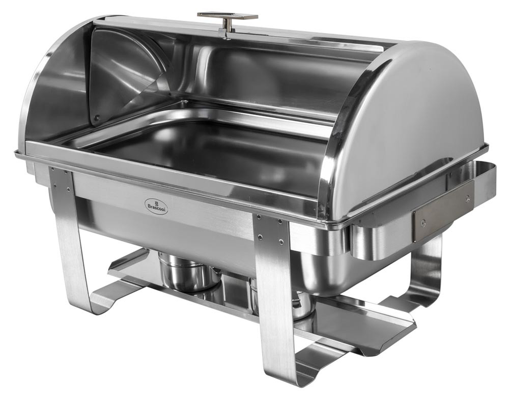 Rechaud Aço Inox com Tampa Giratória (GN 1/1×20mm) - 3 Lts (Versão TOP) - 933-W900-1P