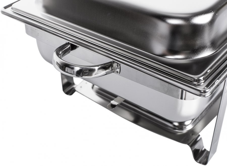 Alça lateral - Rechaud Banho Maria Aço Inox com Dobradiça (GN 1/1×100mm) - 13 Lts - JQ833-1B