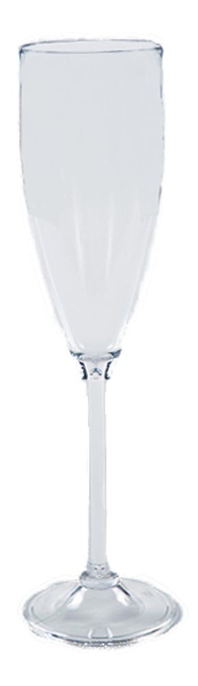 Taça para Champanhe 150ml em Policarbonato (22x6 cm) - Brascool (JD-6654)