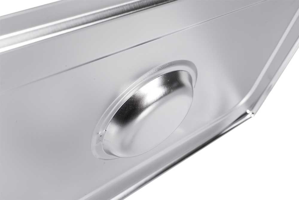 Fundo - Tampa para Cuba Gastronômica Aço Inox GN 1/1 - 811L