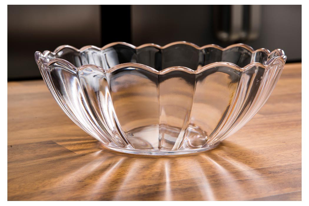 Tigela de Salada 2,6 Litros (23x8,5 cm) em Policarbonato - Brascool (JD-2964)