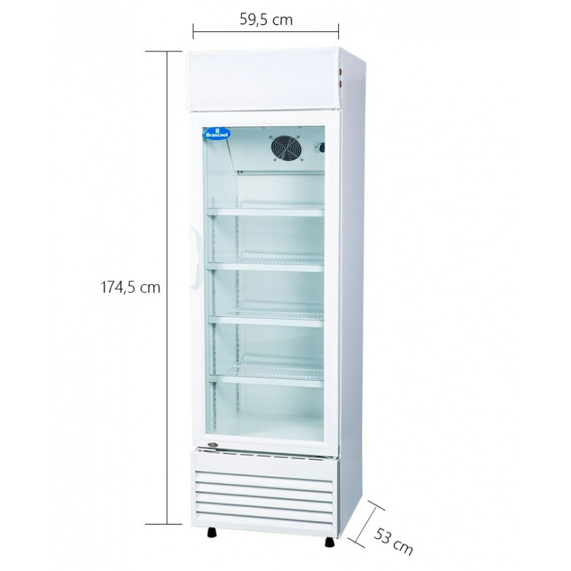 Refrigerador Expositor 260L - Brascool.com.br
